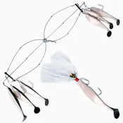 Blue Water Candy 6 Arm Umbrella w/ 4oz Parachute