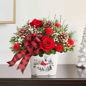 Little Red Cabin Arrangement