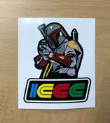 ICCC Boba Fett Sticker — IC Toys Nashville