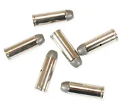.45 Long Colt Dummy Bullets (Set of 6) - Nickel