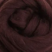 Ashford Dyed Merino Wool Top - Chocolate