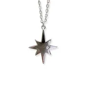 North Star Necklace with Diamond