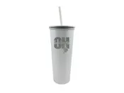 18oz Skinny Water Bottle - White