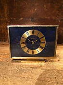 Seth Thomas Brass Desk Clock