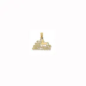 100% Sagittarius Pendant (14K)