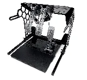 SR-X hanging pedal attachment with Heusinkveld Ultimate+ pedals
