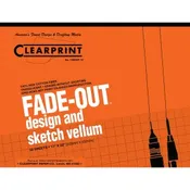 1000H DESIGN VELLUM 4X4 GRID 50 SHEET PAD 18X24