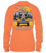 Simply Southern FORGET THE WHEEL TAKE THE WHOLE CAR Long Sleeve T-Shirt