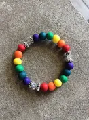 Flower Petal Bracelet – Chakra colors