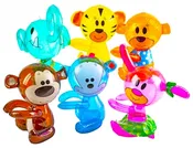 14" HUG-ME ZOO ANIMAL INFLATE ASSORTMENT
