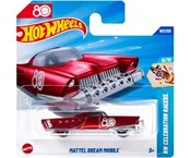 Mattel Hot Wheels Mattel Dream Mobile, 80th Anniversary Collector's Edition, Die-Cast Model Car, Red