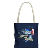 1776 Heritage Sailfish Tote Bag in Offshore Blue