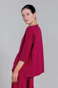 Ania 3/4 Sleeve Top Cherry