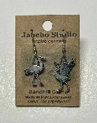Earrings- Sandhill Crane