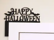 Halloween Sign | Custom Door Trim | Happy Halloween | Door Trim Sitter | Holiday Door Decoration | Custom Door Sitter | Halloween Party