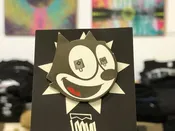Felix "Cattin Off" Enamel Pin