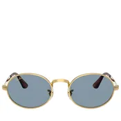 A$AP Rocky x Ray-Ban Bold Metals - Polished Arista Gold/Blue