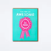 1st Prize Card