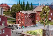 Faller 120235, HO Scale Railway Administration Building, Kit, 9-3/8 x 5-1/2 x 5-3/8