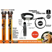 Tough Dog Collar with Lead Ring - Medium