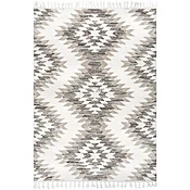 Adelade Aztec High Low Shaggy Tassel Area Rug