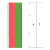 2 Color Vertical Flag - Customizable Property Flag - PFS 109