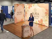 10x10 SEG Illuminated Trade Show Booth - Backlit Modular Display