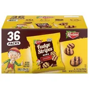 Keebler Fudge Stripes Cookies 2 oz Bag – Box of 36