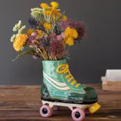 CERAMIC ROLLER SKATE PLANTER