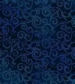 108" Ombre Scroll Navy