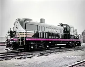 American Locomotive Company Builder Photo of St. Louis & South Western (Cotton Belt) RS-3 308 at Schenectady – 1952