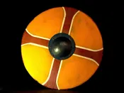 Viking Shield Fused Glass — Nichols Art Glass