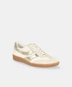 Merit Sneaker Gold Multi Linen