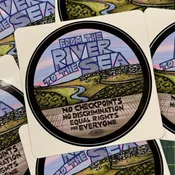 From the River to the Sea: Equal Rights for Everyone (Sticker)