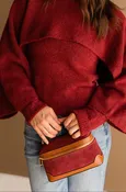 Cannes Genuine Italian Bucket/Crossbody