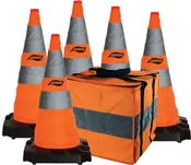 28" H.D. Collapsible Safety Cone 5-Pack - Aervoe LLC