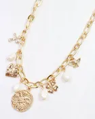 Dina Mixed Charm Necklace