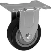 5030 Series 3 Non Marking Polyurethane Rigid Caster (Black / Gray)