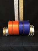 Silver Glitter 1.5” Ribbon 2 Yards