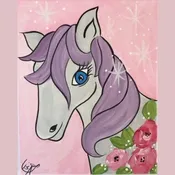 Art To Go Paint Kit "Fancy Filly" | The Painted Petal | Art Design Studio | Sanford NC