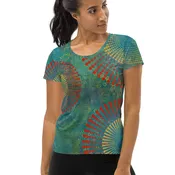 Vintage Paisley Scoop Neck Tech