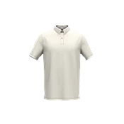 Mens 2 Button Polo with Notched Hem