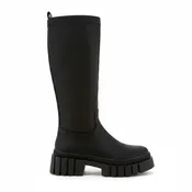 Lady Godiva Feronia Olive Green Knee-High Platform Boot