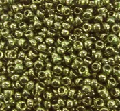 11-0306, Olive Green Gold Luster (28 gr.) Miyuki