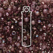 6/0 Czech Seed Beads  - Amethyst Mega Mix (Color #19948) 24 Gram Tube