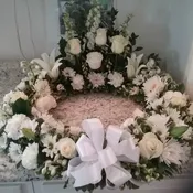 Heaven in white cremation ring