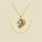 14k Diamond Heart Pendant