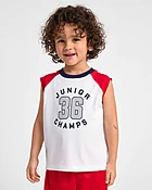 Baby And Toddler Boys Colorblock Varsity Muscle Tank Top - Green