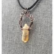 Aura Quartz Crystal Pendant