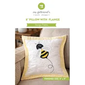 8" Pillow with Flange (Downloadable Sewing Pattern)
